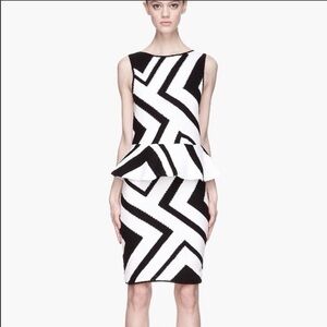 Alice & Olivia Printed Knee Length Dress